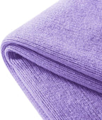 Homiest Decorative Knitted Throw Blanket with Fringe, Lightweight Acrylic Knit, Soft & Cozy Tassel Blanket for Couch, Sofa, Bed (Lavender, 50 x 60 Inch)
