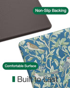 LUMI Anti Fatigue Kitchen Cushioned Mat for Floor, Padded Waterproof Runner for Standing, Stain Resistant Comfort Rugs for Home, Sink, Laundry, 24x87