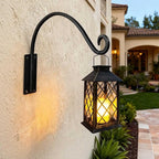 Heavy Duty Plant Hanger Bracket (16"/Black), 80lbs Weight Capacity - Outdoor Hand-Forged Hanging Plant Bracket Durable and Stable Bird Feeder Hanger