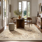 10x12 Area Rugs for Living Room: Bedroom Rug Stain Resistant Non Slip Low Pile Soft Lightweight Carpet for Kitchen Dining Room Nursery Kids Room Farmhouse Home Office