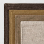 MIULEE Neutral Gold/Brown Linen Pillow Covers Pack of 4 Decorative Natural Throw Pillow Covers Soft Accent Boho Farmhouse Couch Pillowcases Modern Spring Decors for Living Room Bed Sofa 20x20 Inch