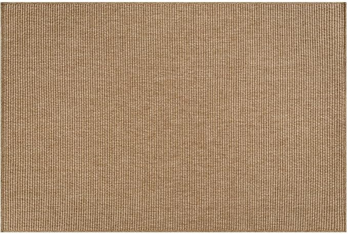 CAMILSON Easy Jute Rug 2x3, Indoor Outdoor Natural Color Farmhouse Area Rugs for Living Room and Kitchen Rug, Solid Boho Woven Design, Easy-Cleaning, Washable Outside Carpet Alfombras (2 x 3)
