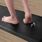 Mattitude Kitchen Mat Cushioned Anti-Fatigue Floor Mat Water Resistant Non-Slip Mats and Rugs Standing and Comfort Desk Mats for House Sink Office Laundry (Black, 17.3"x60")
