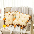 Kigley 2 Pcs Cute Chair Cushion Bread Pillow Toast Seat Cushion Bread Plush Pillow Cushions Memory Foam Kawaii Office Desk Chair Car Accessories Food Pillows Gift for Birthday Sofa Bedroom Home Decor