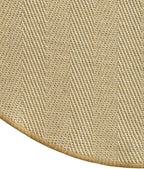 DEXI Round Sisal Rug Natural Fiber 6x6, Braided Woven Area Rugs No Shed, Large Soft Neutral Rustic Carpet Mat for Indoor Outdoor Patio Dining Living Room Bedroom Farmhouse, 6ft, Natural