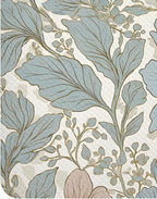 DEXI Kitchen Mats for Floor, 17x59, Cushioned Standing Mat Anti Fatigue, Waterproof Comfort Floral Padded for Laundry Room Office, Blue