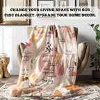 Boho Inspirational Blanket, Inspirational Gifts for Women, Birthday Gifts for Women Sister Grandma, She is Motivational Positive Throw Blankets for Girly Room Bedroom Home Decor, 50x60 in