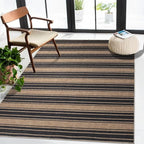 Striped Easy Jute Rug 3x5 Outdoor Rug Washable Rugs for Living Room Bedroom Non Slip Neutral Farmhouse Indoor Outdoor Carpet for Backyard Patio Office