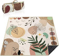 Extra Large Picnic Blankets Waterproof Foldable (80 "x 80") Beach Blanket Waterproof Sandproof,3-Layer Thicking Mat Outdoor Packable Camping Blanket