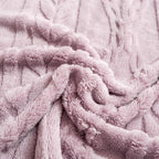 YUSOKI Queen Size Blanket Single Layer,Weight(4.4lb),370GMS-3D Stylish Design for Gift Home Decor (Rose Pink,90"x90")