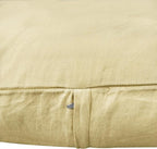 4-Pack 100% Cotton Lumbar Comfortable Solid Decorative Throw Pillow Case,Thmyo Rectangle Cushion Cover Pillowcase Sublimation Blank Pillow Covers DIY Throw Pillowcase(12x20inch/30x50cm, Khaki)
