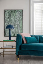 Lumbar Pillow Covers 12x20 Teal: Pack of 2 Cozy Soft Velvet Rectangular Modern Luxury Decorative Throw Pillow Cases for Sofa Couch Living Room Bed Home Decor