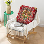 Mandala Meditation Cushion, Boho Meditation Mat, Meditation Pillows for Sitting on Floor, Cushions for Sitting in Home and Outdoor, Square Floor Pillow Cushion Seating for Yoga Accessories 22'' X 22''