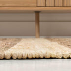 JONATHAN Y Jayden Woven Jute Stripe Natural/Bleach Runner Rug, 2x10, Rustic, Farmhouse, Traditional, Lodge, Easy-Cleaning for Living Room, Bedroom, Kitchen, Non-Shedding (NRF202C-210)