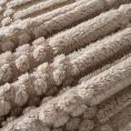 50x70 Inch Brown Throw Blanket - Soft & Fluffy Fleece, Neutral Tan Color, Cute & Aesthetic, Perfect for Sofa, Couch, Chair, Bed, Living Room & Bedroom, All-Season Use, Plush & Cozy Decorative Blanket