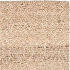 SAFAVIEH Natural Fiber Collection Accent Rug - 2'3" x 4', Natural, Handmade Farmhouse Fringe Jute, Ideal for High Traffic Areas in Entryway, Living Room, Bedroom (NF731A)