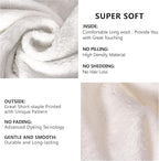 aportt Pink White Boho Blanket Soft Flannel Lightweight Preppy Bohemian Throw Blanket Cozy Warm Cute Aztec Geometric Blankets All Seasons Living Room Decor for Couch Chair Bed Sofa Office 40x50 inch