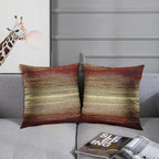 Emvency Set of 2 Throw Pillow Cover Western Tribal Geometric Brown Southwest Decorative Home Decor 22 x 22 Inch Pillowcase