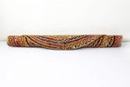 COTTON CRAFT Jute Chindi Braid Rag Rug - Boho Farmhouse Rustic Area Accent Throw Rug - Handwoven Reversible Natural Recycled Cotton - Living Room Den Study Home Décor Gift - 4 Feet Round - Multi Color