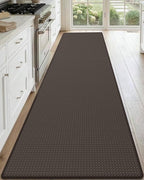 DEXI Kitchen Floor Mats Cushioned Anti Fatigue, 23x94, Large Long Standing Runner Rug Waterproof, Comfort Memory Foam Padded for Front Sink Laundry, Brown