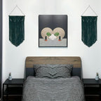 Winterdemoon Macrame Wall Hanging Boho Woven Tapestry Home Decor