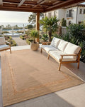 DEXI Jute Rug Natural Fiber 4x6, Braided Woven Area Rugs No Shed, Soft Neutral Rustic Carpet Mat for Indoor Entryway Outdoor Patio Dining Living Room Bedroom Farmhouse, Beige/Natural