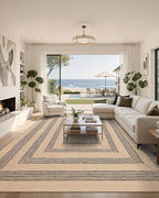LUMI 9x12 Jute Area Rug for Living Room, Natural Braided Woven Rugs Non Slip, Neutral Carpets No Shedding, Durable for High Traffic, Dining Room, Indoor, Outdoor, Patio