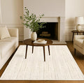 Hausattire Hand Woven Jute Braided Rug, 5'x8' – Off White, Reversible Boho Entry Area Rugs for Kitchen, Living Room I Farmhouse Indoor Outdoor Decorative Floor Rug, 60x96 Inches