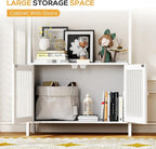 4-Tier Ladder Shelf with Drawers 59.5"H x 24.8"L x 10.6"W, Ladder Bookshelf with 6 Hooks, Tall Narrow Retro Bookcase, Freestanding Storage Shelf for Living Room, Home Office, Bedroom, White