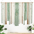 MEIVINES Macrame Wall Hanging Large Wall Art Handmade Woven Tapestry Boho Tapestry Macrame Wall Decor Art Home decoration for Living Room Bedroom Apartment Dorm Wedding Party 38" x 29"