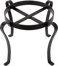Achla Designs Patio Flower Pot Plant Stand, 12-in H Black