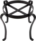 Achla Designs Patio Flower Pot Plant Stand, 12-in H Black
