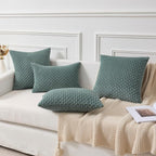 Kevin Textile 12x20 Inch Pillow Cover 1 Pack Boho Decorative Soft Striped Corduroy Lumbar Farmhouse Color Accent Rectangle Cushion Case for Living Room Couch Sofa Bed, Teal Green