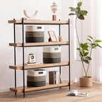 UBBCARE Set of 3 Storage Cubes 11 X 10.5 X 10.5 in, Water Hyacinth Storage Bins for Shelves, Toys, Book, Storage Baskets with Handles, Cotton Rope Woven Baskets for Organizing, Dark Grey