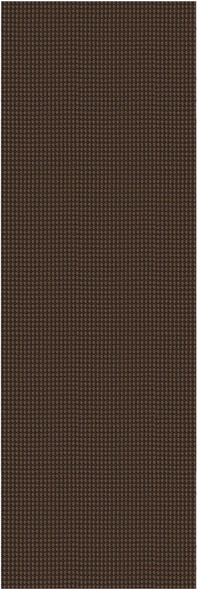 EARTHALL Woven Runner Rug 2x7 Ft Washable Runners for Hallways Cotton Non Slip Rubber Backed Kitchen Runner Braided Indoor Floor Carpet for Entryway, Hallway, Kitchen, Bedroom, Brown