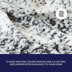 Mon Chateau 60" x 70" Serenity Flannel Throw Blanket, Abstract Print Soft Blanket for Queen-Size Bed, Couch, or Sofa, Cozy Home Decor and Stylish Living Room Comfort, Dreamscape