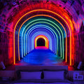 Avinyl Blacklight 3D Wall Tapestry for Bedroom, Glow in the Dark Funny Posters Tapestries for Gamer Teens, UV Reactive Cool Backdrop for Living Gaming Room Dorm Festival Decor 51in X 60in