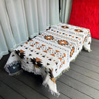 Hopstar Aztec Throw Blanket Navajo Indian Blankets and Throws Boho Western Decor Couch Cover Blanket for Bed Sofa Living Room Beach Travel 51"x63" (Aksu)