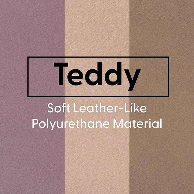 FDP SoftScape 12 inch Square Toddler Floor Cushions with Handles Flexible Seating for Daycare, Preschool, Playroom 1.5 inch Deluxe Foam (4-Piece) - Teddy