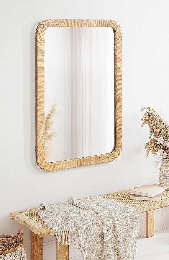 Kate and Laurel Rahfy Rectangle Framed Wall Mirror