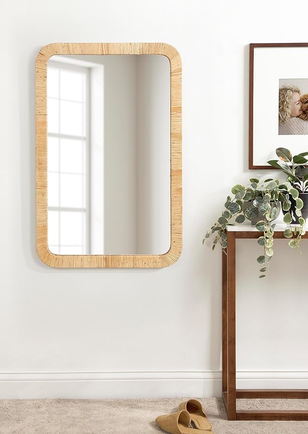 Kate and Laurel Rahfy Rectangle Framed Wall Mirror