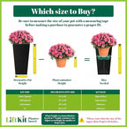 Tall Tapered Plant Riser Fill Bottom of Tall Flower Pots and Large Plant Containers | Indoor and Outdoor (11-17” Rise, 6" Base, 10" Top)