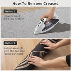 Tangsoo Easy Jute 2x6 Washable Runner Rug for Hallways,Non-Slip Black Outdoor Rug Runner,Modern Farmhouse Thin Carpet Runner for Porch Laundry Bedroom Kitchen Entryway