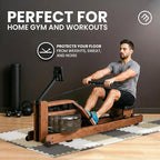 bemaxx Gym Mats Set - 18 pcs EVA Interlocking Foam Floor Tiles (12.6"x12.6"x0.4") 18sqft Protective Gym Flooring Sports Home Workout Exercise Mats Puzzle Garage Fitness Play-Room Pool Treadmill Bike