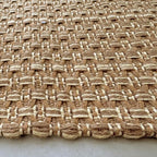 Runner Rug – Boho 2x5 ft Hallway Runner Rug,Braided Design Neutral Entryway Rug with Rubber Backing,Tan Brown,Machine Washable,Solid Faux Jute Rug,for Bedroom,Bathroom,Non-Slip