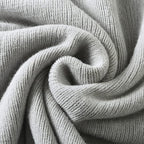 Homiest Decorative Knitted Throw Blanket with Fringe - Lightweight Acrylic Knit Blanket Soft & Cozy Tassel Blanket for Couch Sofa Bed - Light Grey, 60 x 80 Inch