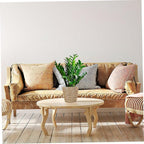 Boho Decorative Woven Basket Plant Pots for Shelves Handmade Woven Flower Pot for Dining