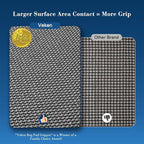 Veken 2x8 Ft Rug Pad Gripper for Hardwood Floors, Non Slip Dark Grey Rug Pads for Area Rugs, Thick Rug Grippers for Tile Floors, Under Carpet Anti Skid Mat, Keep Your Rugs Safe and in Place