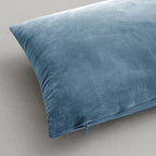MIULEE Velvet Throw Pillow Covers 20x20 Inch, Pack of 2 - Light Blue, Soft Solid Decorative Pillow Covers Cushion Cases Modern Luxury Home Decor for Spring Couch Sofa Bedroom Livingroom