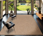 CAMILSON Easy Jute Rug 9x12, Indoor Outdoor Natural Color Fiber Area Rugs for Living Room Patio and Kitchen Rug, Solid Boho Woven Design, Easy-Cleaning, Washable Outside Carpet Alfombras (9 x 12)
